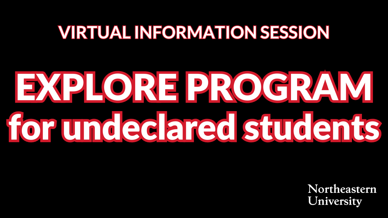 Explore Program for Undeclared Students Info Session